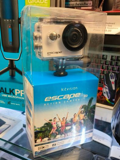 Official Kitvision Escape HD5 5MP Action Camera, 720p 30 FPS, 5 Megapixel, Waterproof Up to 30M/ New