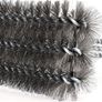 18" Grill Cleaning Brush, BBQ Grill Barbecue Brush with Extra long stainless steel bristles PP thermal insulation handle, Perfect barbecue accessories for charcoal gas electric grill Image 4