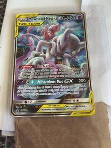 Mewtwo & Mew Tag Team Pokemon Card