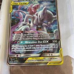 Mewtwo & Mew Tag Team Pokemon Card