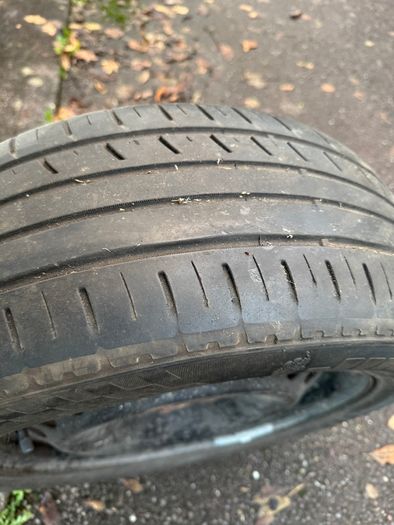 Steel Wheel with Partial Used Tyre
