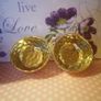 NEW - 2 Gold Tealight Holders Image 3