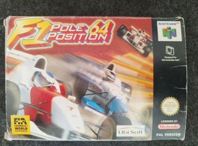 F1 Pole Position 64 N64 Nintendo