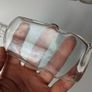 309 - Set of 5 Vintage Decorative Similar Size Collectible Clear Glass Bottles Image 8