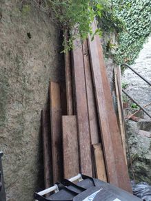 Old pine floorboards