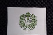 Royal Munster Fusiliers (Royal Bengal ) 101st - Victorian Paper Crest