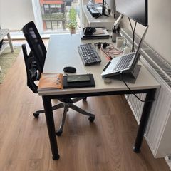 Office table and chair