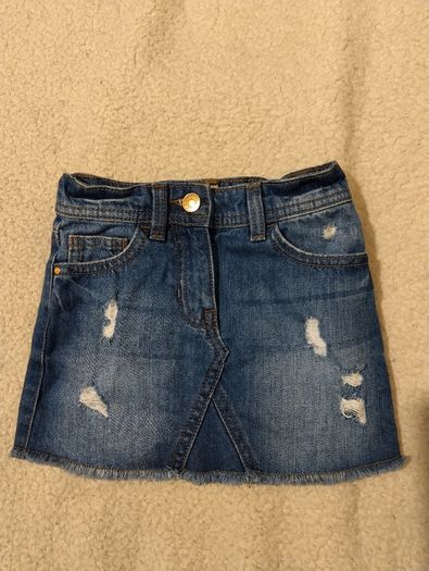 Next Blue Denim Skirt