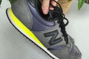 NEW BALANCE 420 grey black shimmer Trainers Sz 8UK