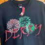 Men's Black T-shirt with 'Derry'logo | Medium |NWT Image 3