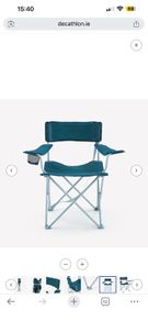 4X foldable chairs