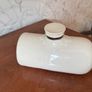 Pair of Vintage Stoneware Hot Water Bottles / Bed Warmers Image 5