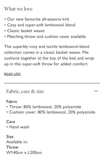 throw knitted