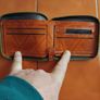 unusual leather wallet Image 2