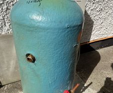 Twin coil insulated cylinder
