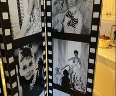 Audrey  Hepburn room divider