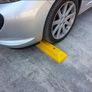 Plastic Parking Wheel Stop 53x15x9.5cm 1 Piece Yellow Image 3