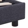 Bed Frame Dark Grey Fabric 150x200 cm Image 6