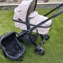 panorama xti 2-in-1 buggy with carseat and rain cover and next to me Image 2