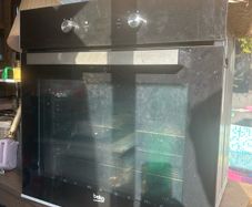 integrated Beko oven and Cooke & Lewis microwave