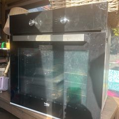 integrated Beko oven and Cooke & Lewis microwave