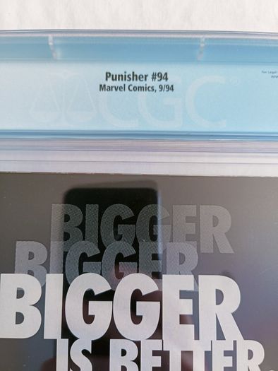 The Punisher Issue 94 CBCS / CGC 9.6 Certified Graded Comic Framed  DC Marvel
