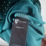 V by Very Green & gold Velvet Cold Shoulder Top. Size 14. Image 5