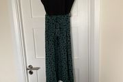 Women's dress just below knee length