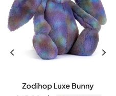 New JELLYCAT Zodihop Luxe Bunny