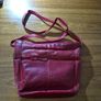 Vintage Red Leather  Handbag Image 3