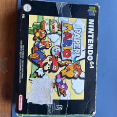 Paper Mario N64 Boxed + Manual