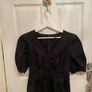 Ted Baker Black Burdur Detail Puff Sleeve top Image 2