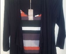 BNWT 2 in 1 cardigan/top by Soon size UK14 EU42 Postage included
