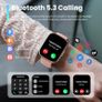 Smart Watch for Women Answer/Make Call, 1.95" HD Screen Fitness Watch with Heart Rate/Sleep/Stress Monitor, New Smartwatch with 110+ Sport Modes, IP68 Waterproof Activity Tracker for Android iOS, Pink Visit the Poounur Store Image 2