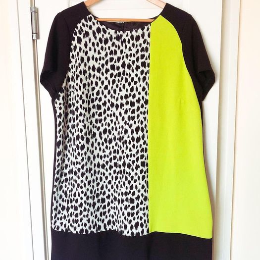 Leopard print dress UK18