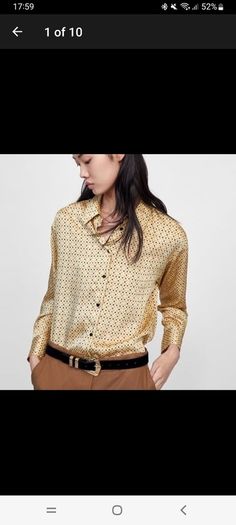 Zara pattern blouse (L)