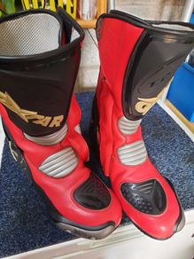 Oxtar Tcs Sport Red/black/silver. Size uk10  Boots