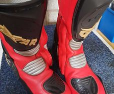 Oxtar Tcs Sport Red/black/silver. Size uk10  Boots