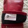 Red Leather Gloves Image 4