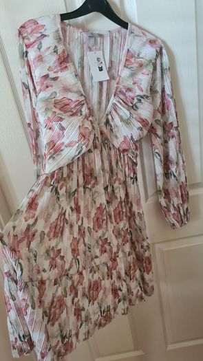 H&m Floral Dress Size M (nwt)