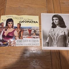 Rare 1963 Cleopatra Press Sheet & Press Kit Photo Elizabeth Taylor