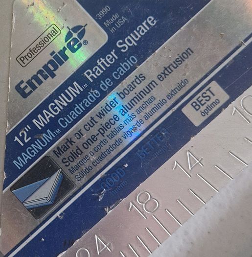 Empire 12" Heavy Duty Magnum Rafter Square