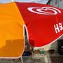 Vintage HB ice cream parasol / sun shade. 5ft diameter. Image 5