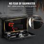 Underbody Truck Box, 24" x 14" x 16" Pickup Storage Box, Heavy Duty Aluminum Diamond Plate Tool Box with Lock and Keys Image 6