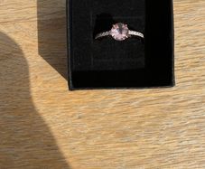 rose gold silver ring