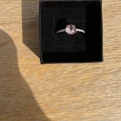 rose gold plated sterling silver ring