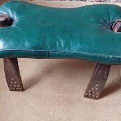 Moroccan Camel Saddle Stool
