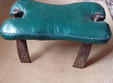 Moroccan Camel Saddle Stool