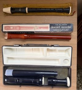 Vintage New Recorders x 3
