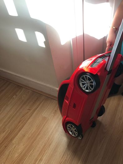 Car trolley suitcases for kids